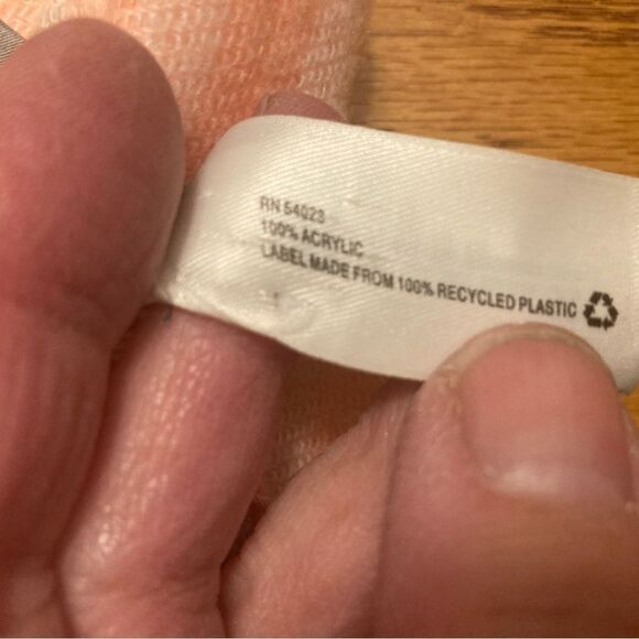 Gap Light Peach Soft Fringe Scarf - Picture 5 of 7